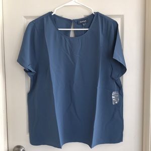 ModCloth Blue Short Sleeve Top